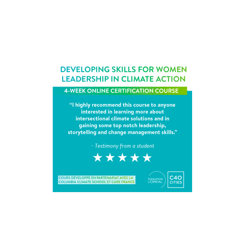 Developping skills for women leadership in climate action